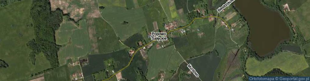 Zdjęcie satelitarne Popowo Salęckie ul.